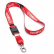 Cordões Para Crachás Cordão 20mm  mosquetão metal c/gatilho